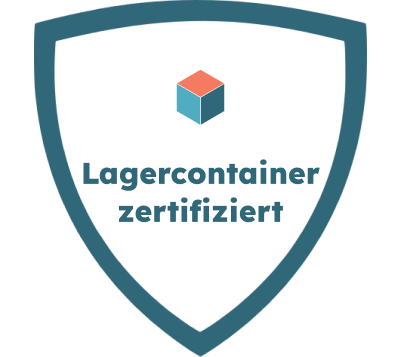 storabble-Gütesiegel Lagercontainer