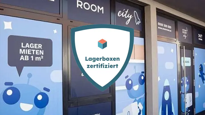 Qualitätsgeprüfte Lagerräume: STORE ROOM erhält das storabble Zertifikat