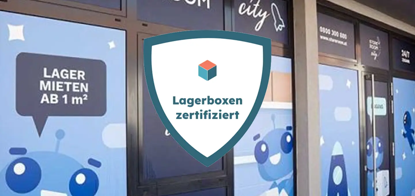Qualitätsgeprüfte Lagerräume: STORE ROOM erhält das storabble Zertifikat