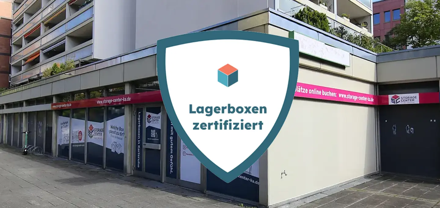 Qualitätsgeprüfte Lagerräume: Storage Center Karlsruhe erhält das storabble Zertifikat