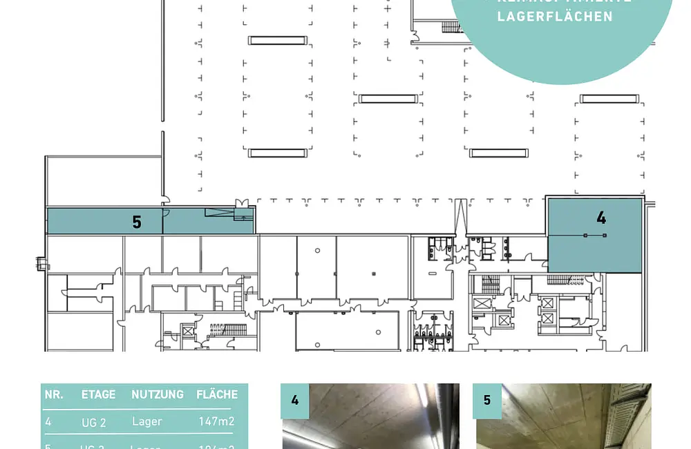 Storage room Flexible Lagerflächen 80m2-330m2 an Toplage in Winterthur!