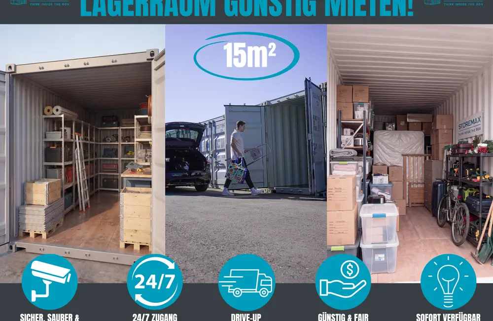 Storage room Günstige Self-Storage Lösungen: Miete Lager, Lagerboxen & Container in Aschaffenburg 