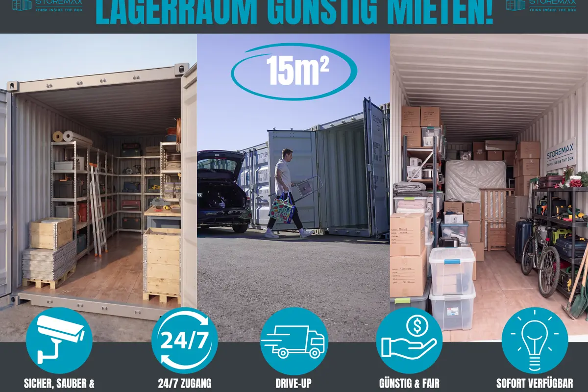 Storage room Günstige Self-Storage Lösungen: Miete Lager, Lagerboxen & Container in Aschaffenburg 