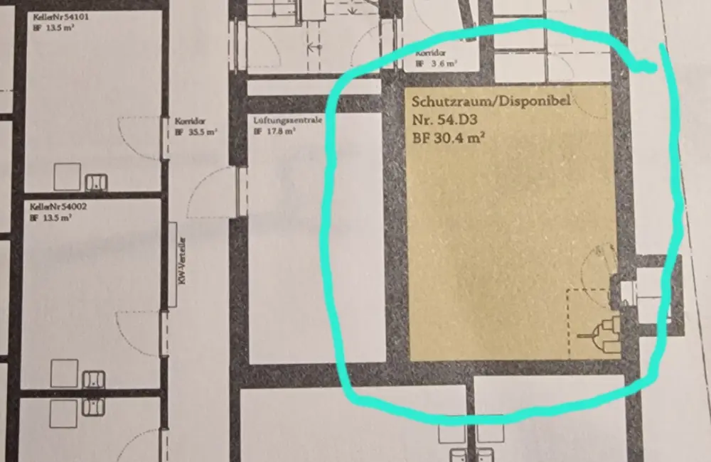 Storage room 30 m2 Lagerraum an zentraler Lage in der Stadt Zürich