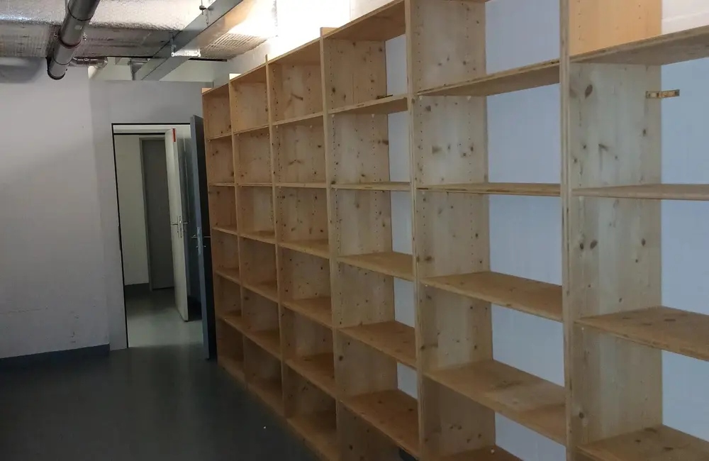 Storage room Lagerraum in der Überbauung Huob