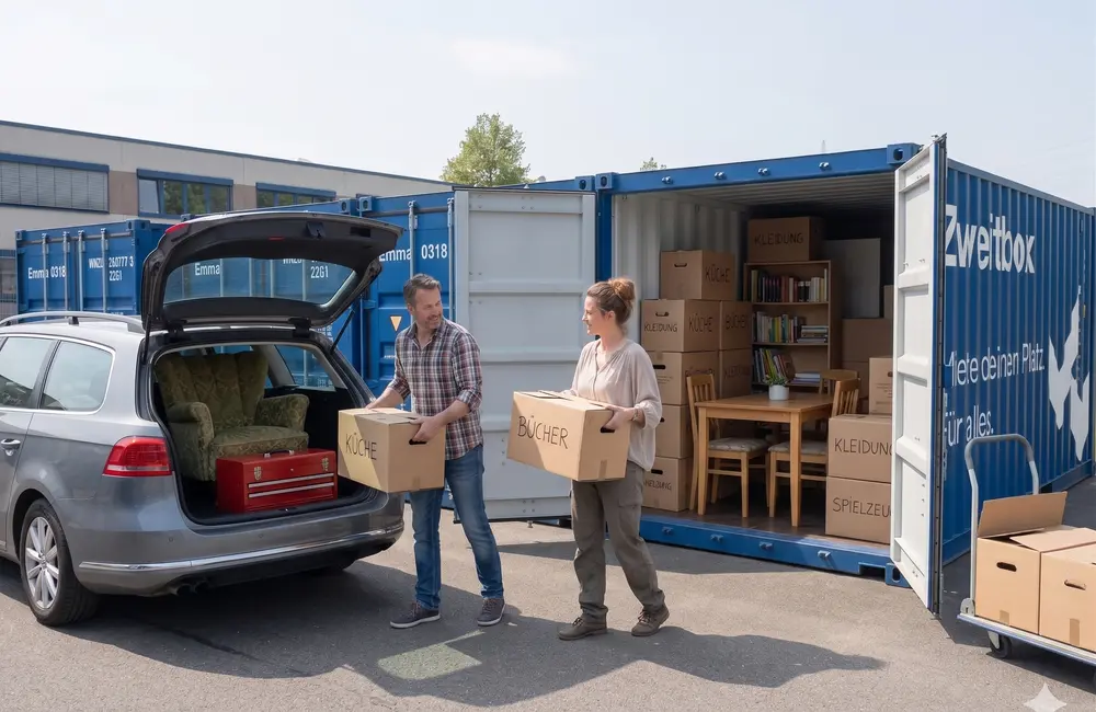 Storage room Zweitbox - Lagercontainer mit oder ohne Regal