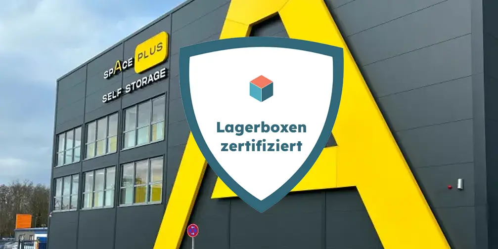 Qualitätsgeprüfte Lagerräume: Space Plus erhält das storabble Zertifikat