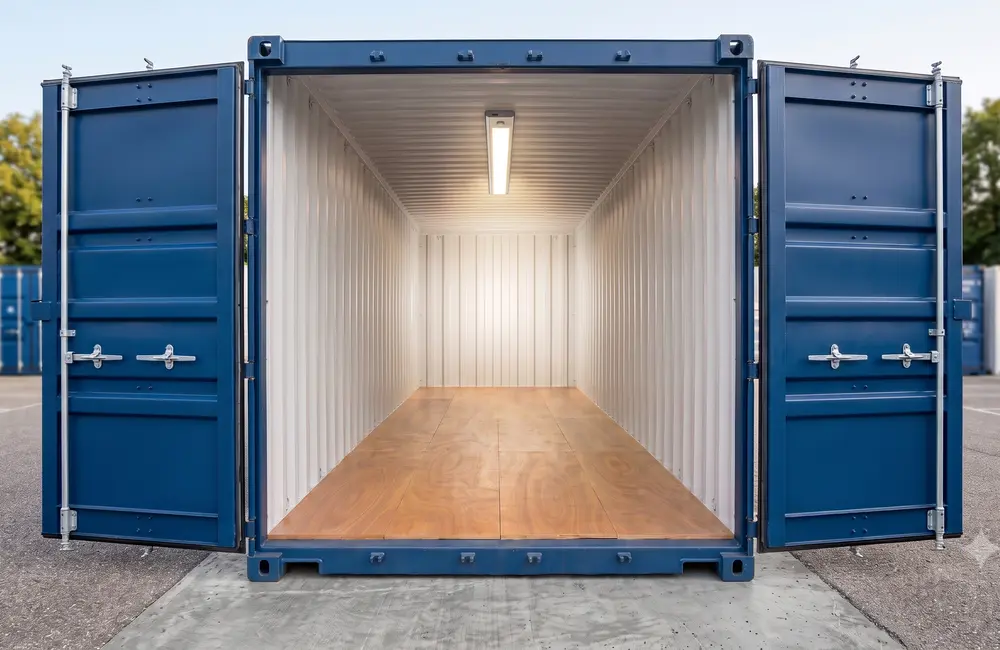 Lagerraum mieten Zweitbox - Lagercontainer mit oder ohne Regal