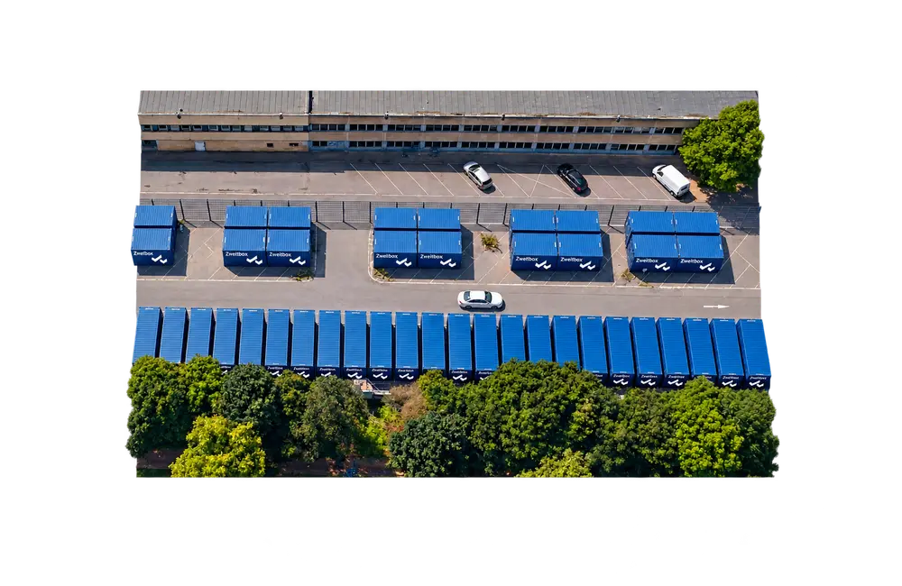 Lagerraum mieten Zweitbox - Lagercontainer mit oder ohne Regal