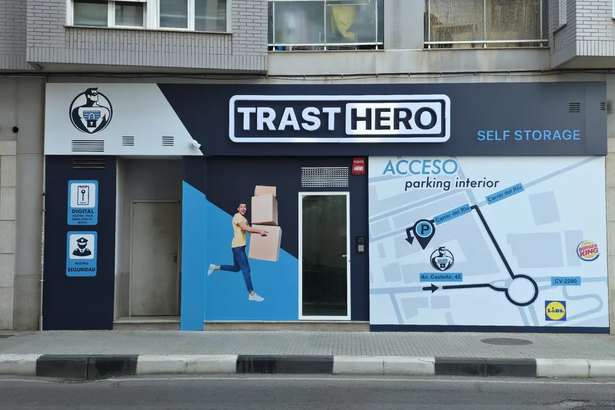 Trastero Alquiler trasteros Villarreal | TrastHero Self Storage Vila-Real
