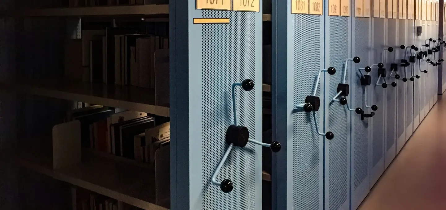 Archivraum: die Aufbewahrung von Akten